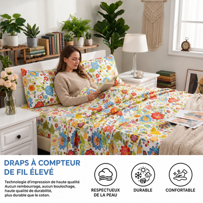 Ensemble de draps rafraîchissants