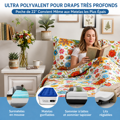 Ensemble de draps rafraîchissants